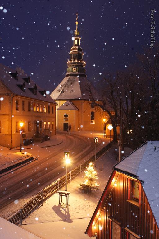 Ferienhaus Erzgebirge "An Der Trebe" Mit Kamin Und Sauna Neuhausen  Εξωτερικό φωτογραφία